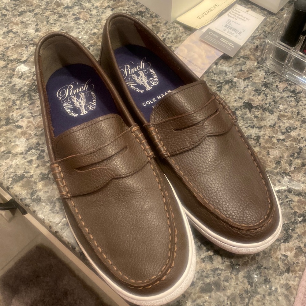 Cole Haan size 10 loafers brown